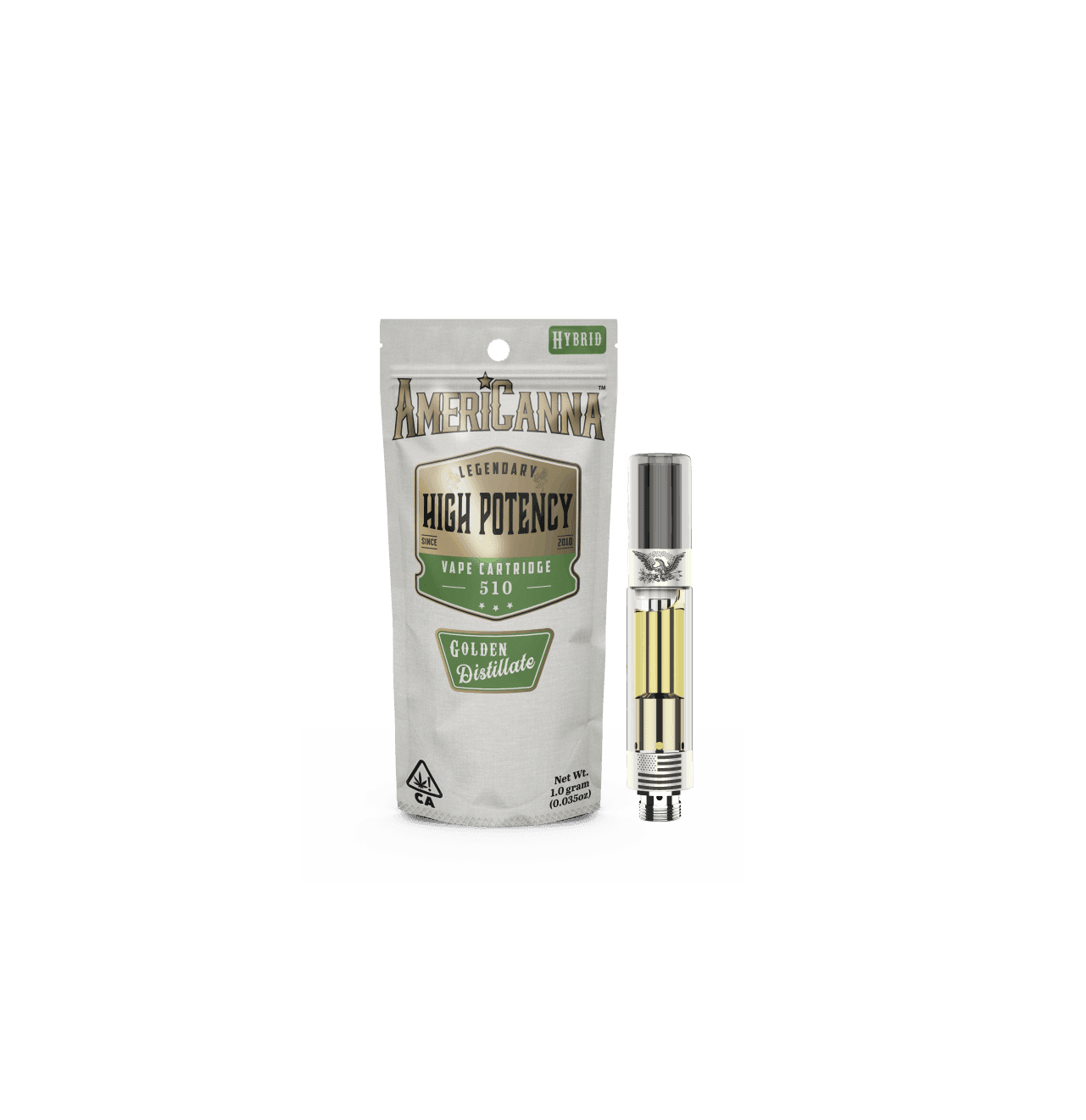 Peaches & Lean 1g High Potency Distillate Vape Cart