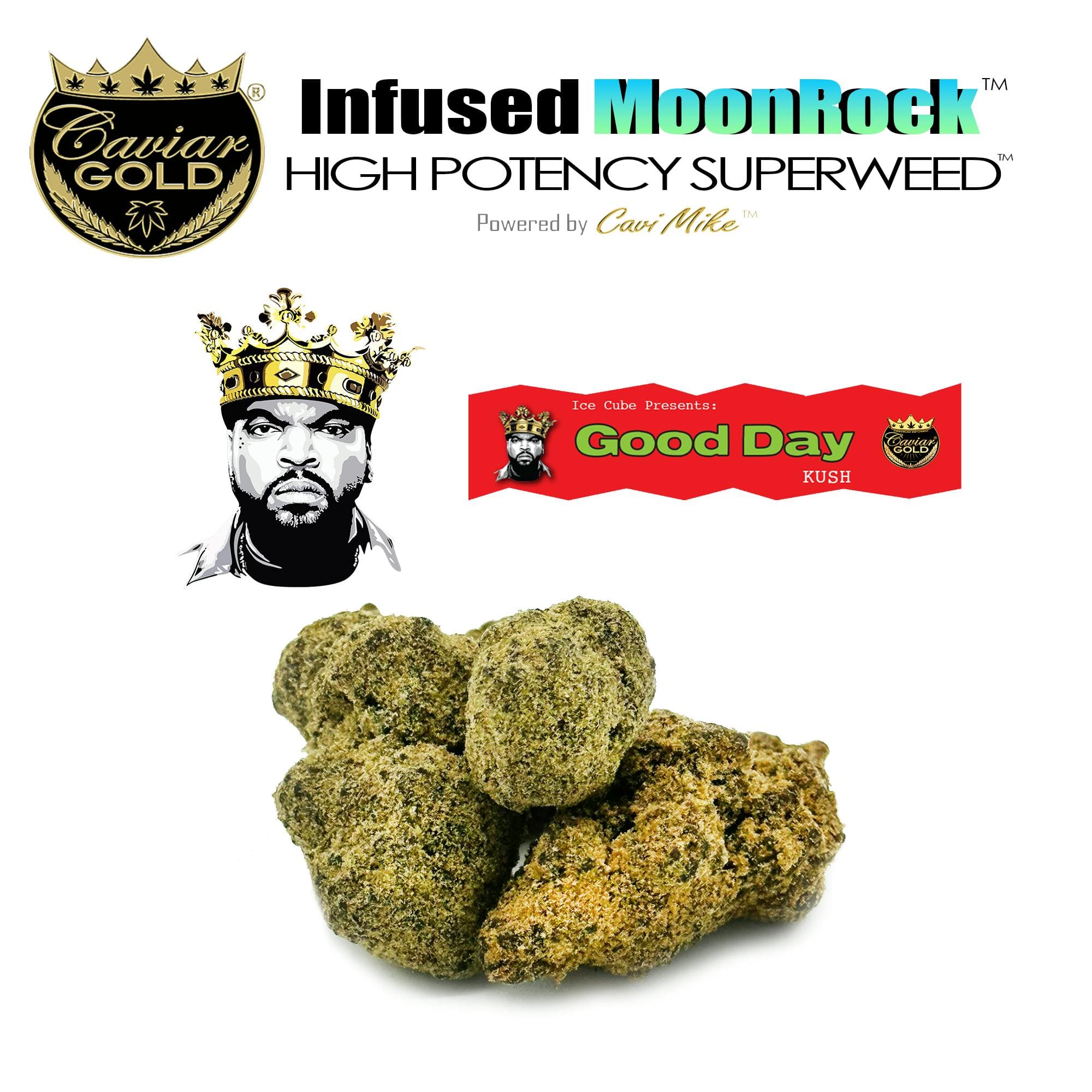 Caviar Gold l Ice Cube Moon Rock l Good Day l 3.5g