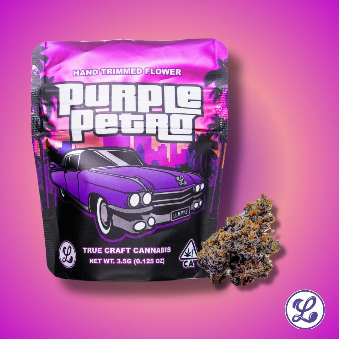 Lumpy's Flowers | Purple Petro | 3.5g Mylar Bag