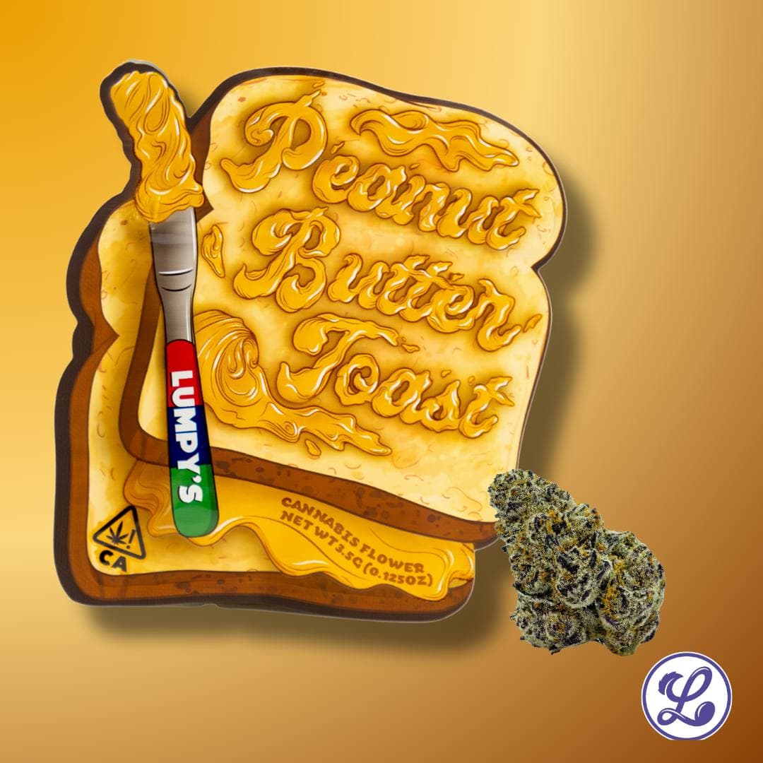 Lumpy's Flowers | Peanut Butter Toast | 3.5g Mylar Bag