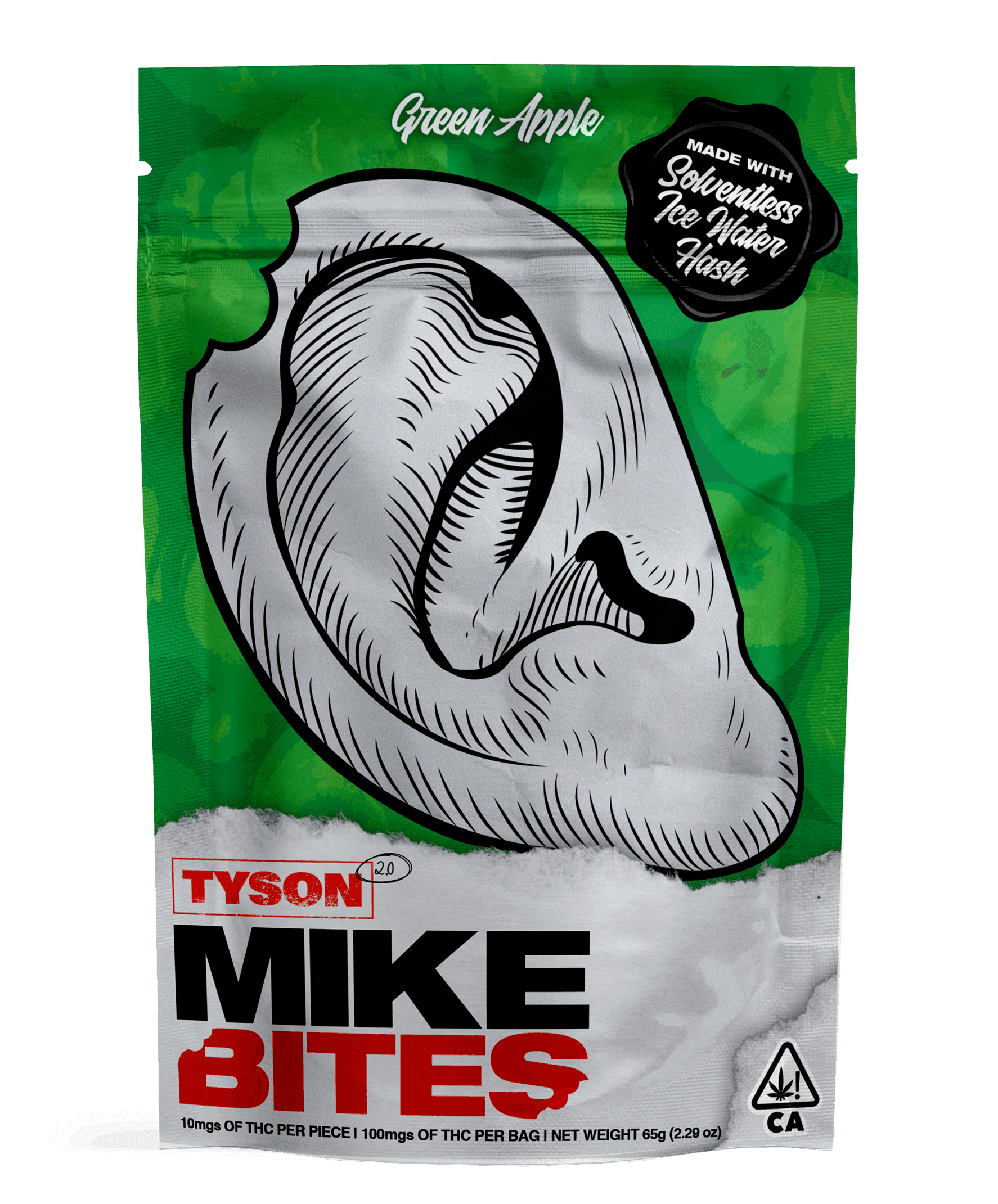 Mike Bites Green Apple